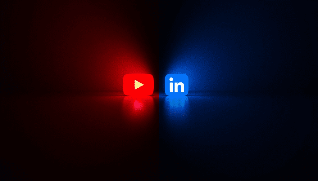 YouTube vs LinkedIn video B2B pipeline comparison 2026